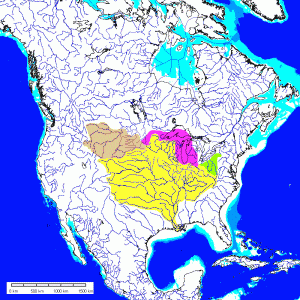 Pre Glacial Rivers of North America