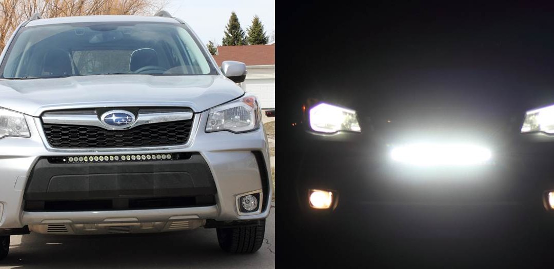 How to Install a LED light bar behind the Grille of a 2014 or Newer Subaru Forester